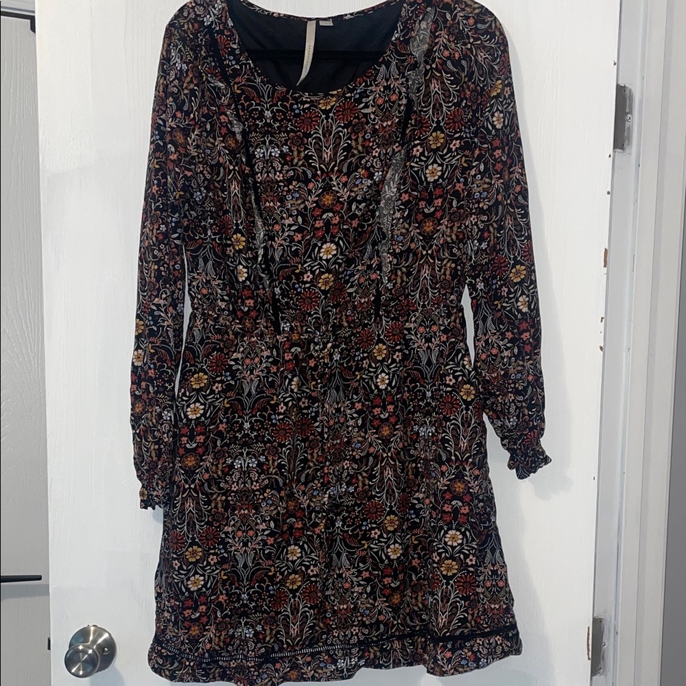 Floral Long Sleeve Dress